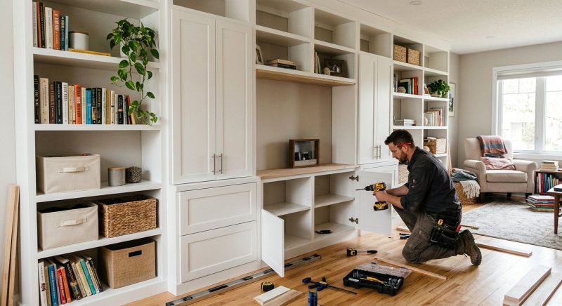 Builtin Cabinets Installation in Durham, NC